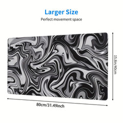 Thick Abstract Large Mouse Pad 80x40cm Anti-Skid Office Desk Carpet
