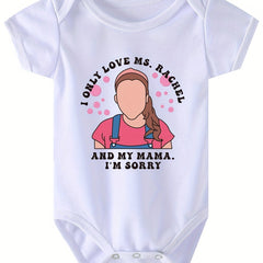 Baby Girls Cartoon Print Onesie for Summer