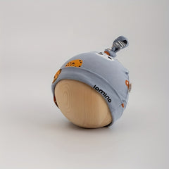 Unisex Baby Hat Spring Autumn Toddler Pullover Thin Cartoon Printed Cap