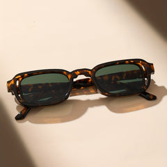 Vintage Square Frame Hollow Sunglasses UV400