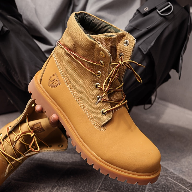 Men's High Top Boots Lace Up Camouflage Boots Yellowstone