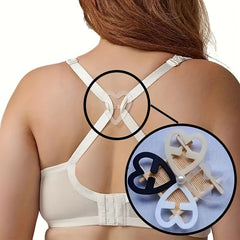 Invisible Bra Strap Clips Non slip Buckles for Braless Look