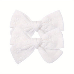 Baby Girls Bow Hair Clips Decorative Headwear Accessories