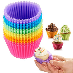 7pcs Silicone Muffin Cupcake Molds - Bake Delicious Treats with Ease