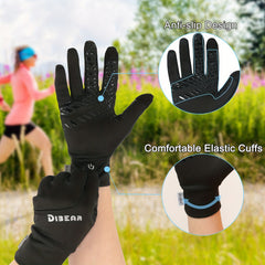 Touch Screen Outdoor Sports Gloves Full Finger Warm Keeping Fitness Gloves