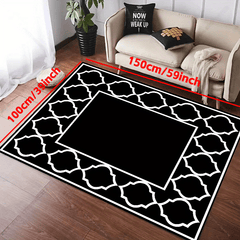 Outdoor Indoor Area Rugs Floor Mat Anti-slip Rubber Backing