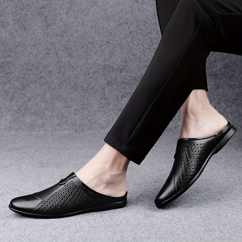 Men's No Tie Slip On Loafers Mesh Casual Outdoor Walking Shoes