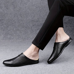 Men's No Tie Slip On Loafers Mesh Casual Outdoor Walking Shoes