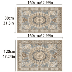 Boho Carpet Floor Mat Ethnic Style Persian Carpet 80 120 Polyester Rectangle Rug
