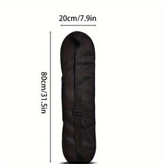 Skateboard Backpack With Adjustable Straps Thick Mesh Pocket