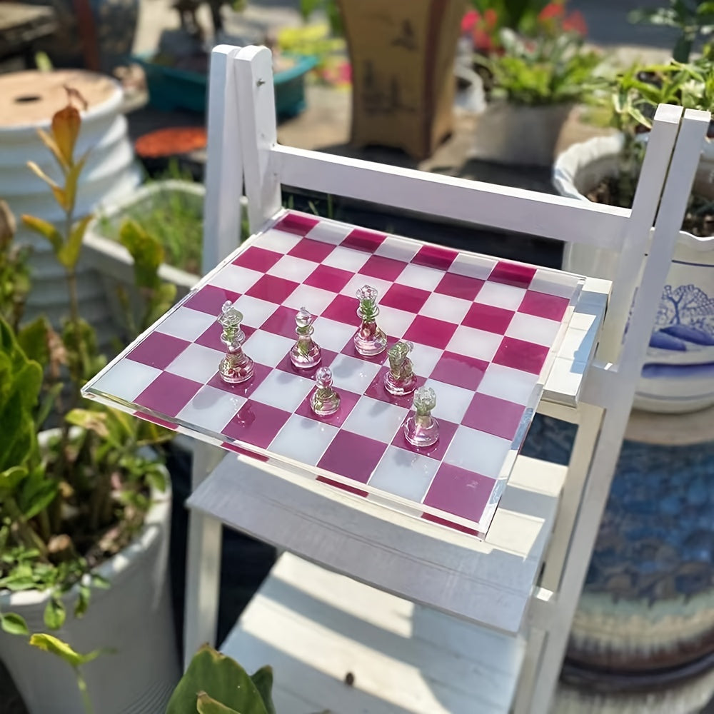 Large Checkerboard Silicone Mold for Game Props Making