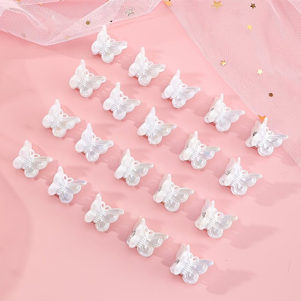 20pcs Baby Girls Butterfly Mini Hair Clips Headwear Hair Accessories