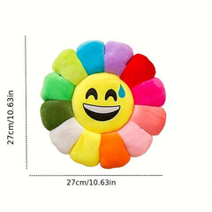 Colorful Sunflower Pillow Soft And Comfortable Plush Cushion