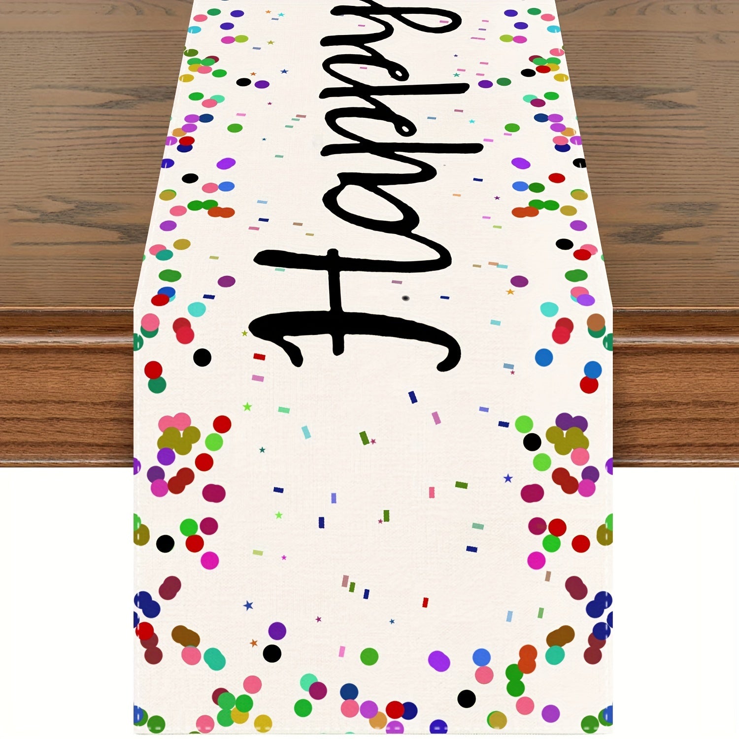 Happy Birthday Table Runner 33x182 cm