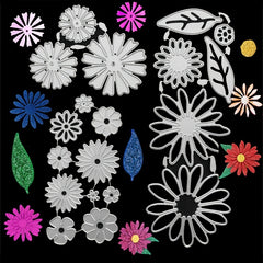 3D Flower Metal Cutting Dies for DIY Crafts Scrapbook Album Paper Card