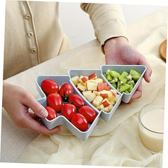 4pcs Christmas Tree Appetizer Tray for Home Office