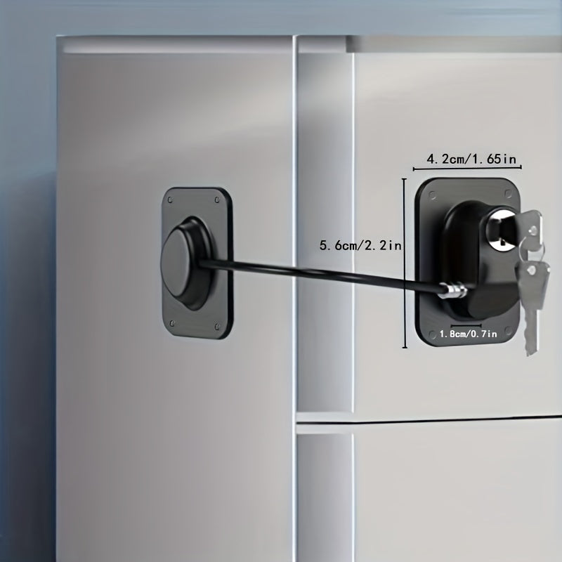 Refrigerator Lock for Kitchen Refrigerators Cabinets & Drawers Closets Windows