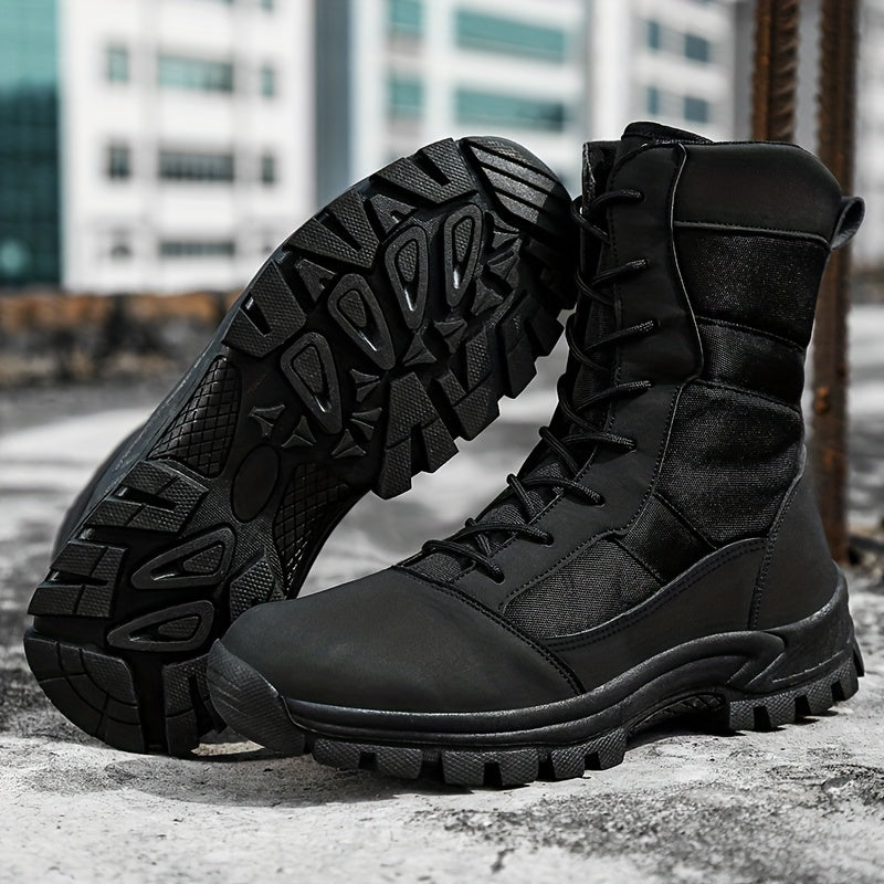 Men's High Top Tactical Work Boots Non Slip Durable Boots
