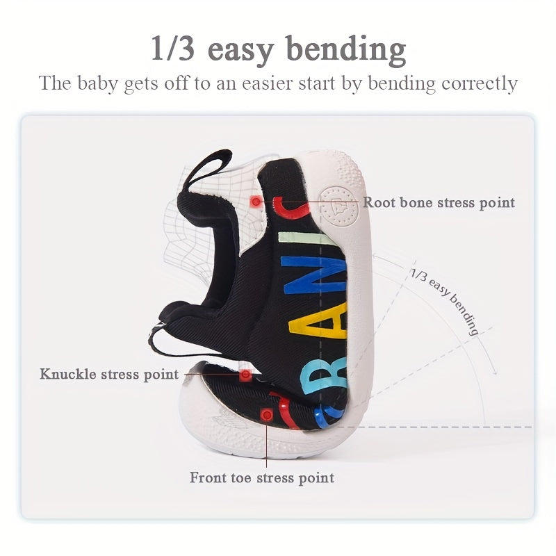 Baby Boys Lightweight Slip On Sneakers Kids Casual Shoes