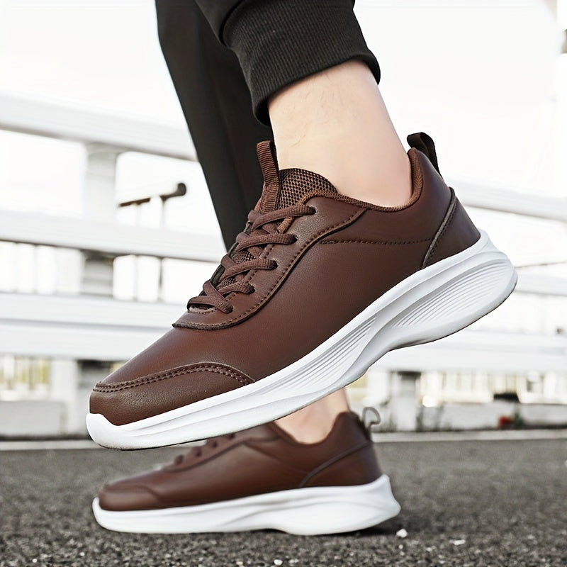 Waterproof Outdoor Running Shoes Lace-up Athletic Sneakers