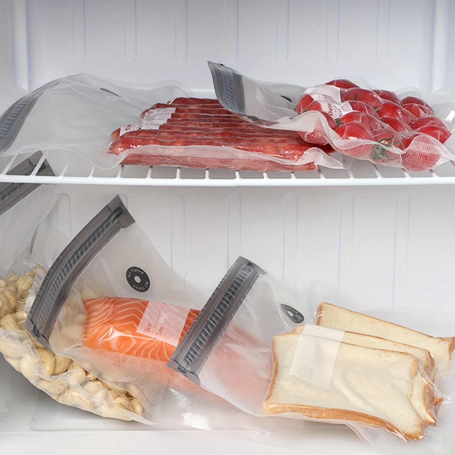 1 Pump And 15pcs Bags Vacuum Food Bags Sous Vide Cooking