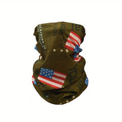American Flag Turban Hip Hop Riding Mask Unisex Sunscreen Bandana