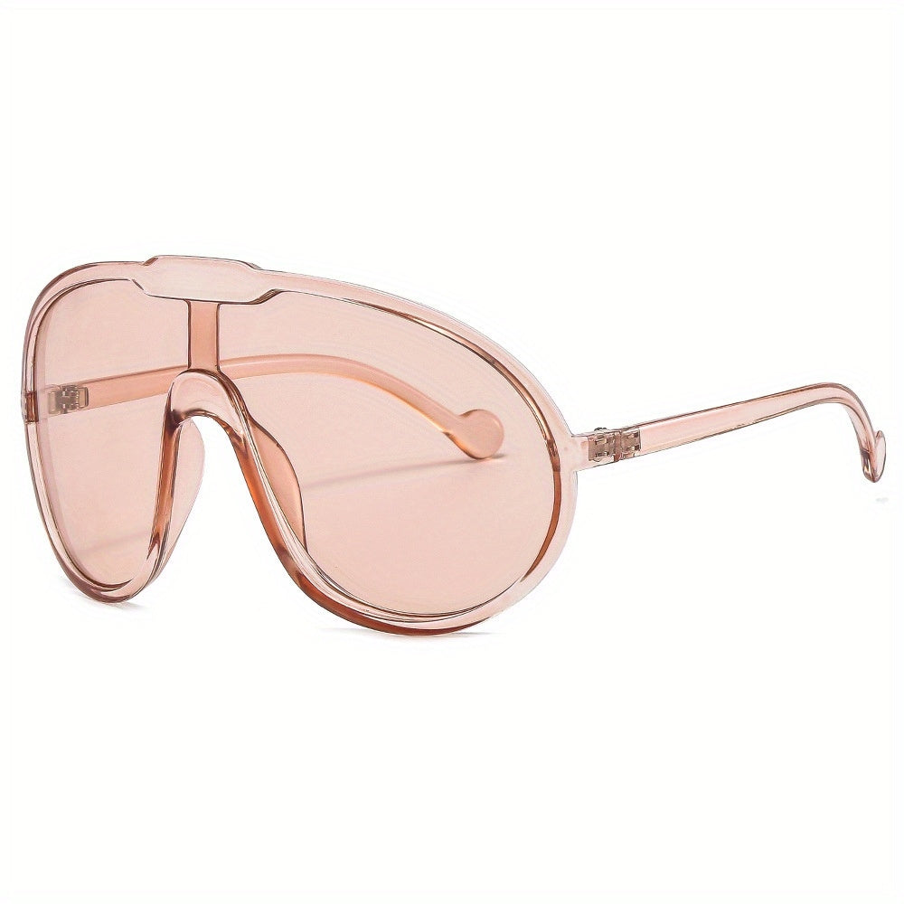 Oversized Shield Sunglasses Y2K Windproof UV400