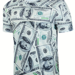 Men's Graphic T shirt Casual 3D Print Short Sleeves