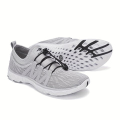 Women's Lace up Water Shoes Non Slip Mesh Sneakers Casual Outdoor Shoes