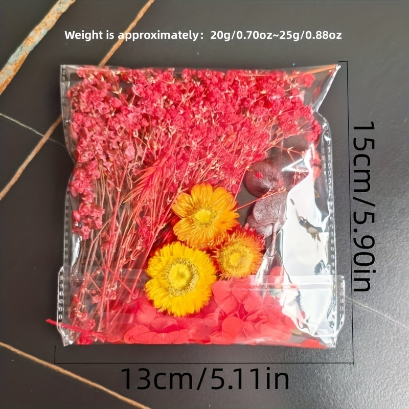 20-25g Dry Flower Eternal Flower Material Pack DIY Picture Frame Sticker & Fan