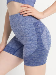 High Waist Yoga Shorts High Stretch Running Fitness Running Sports Shorts
