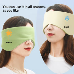 Double Sided Blackout Sleep Eye Mask with Adjustable Strap