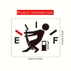 Funny Car Stickers Modified Fuel Tank Cover Decorative Stickers