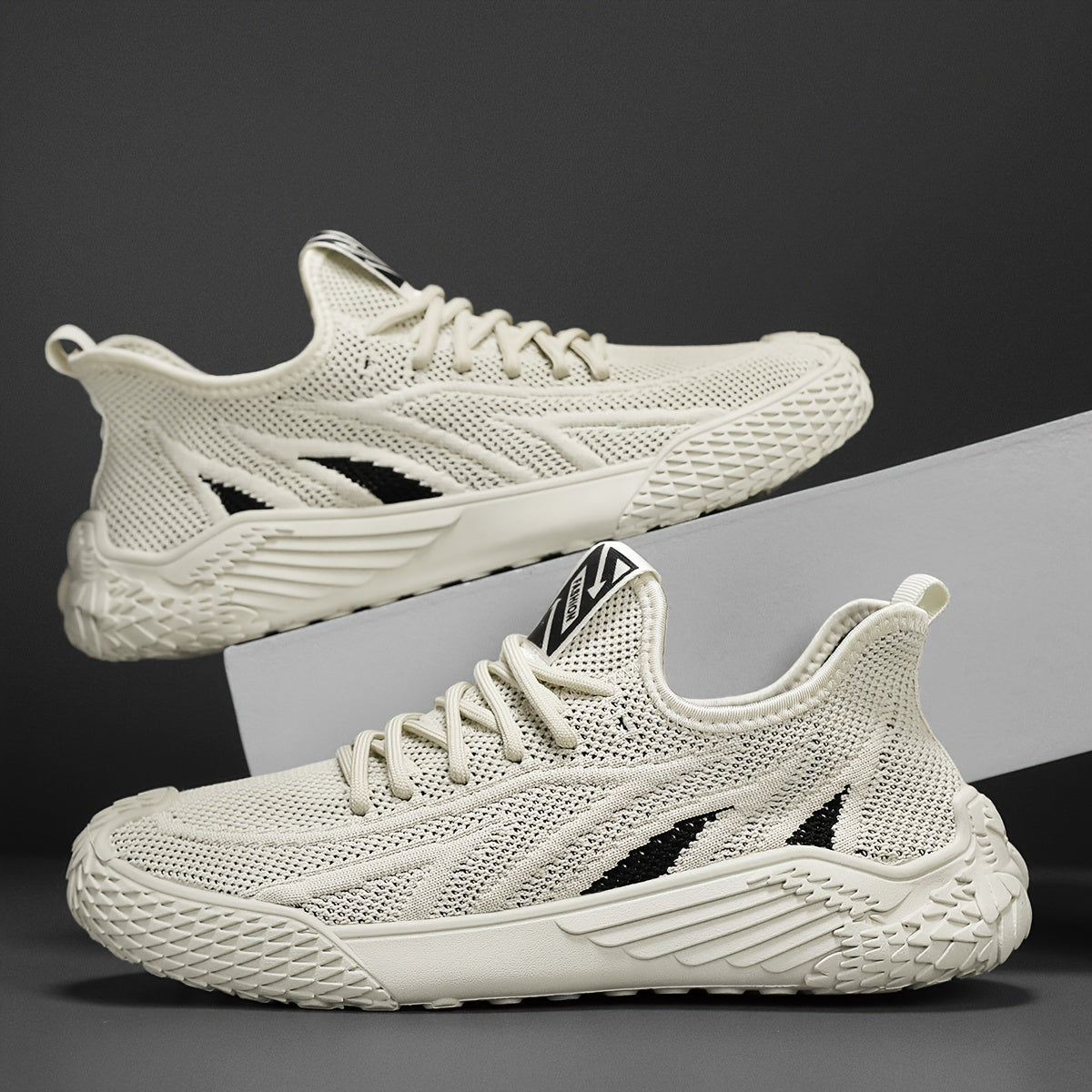 Men's Lace up Mesh Sneakers Athletic Shoes Breathable Running Basketball