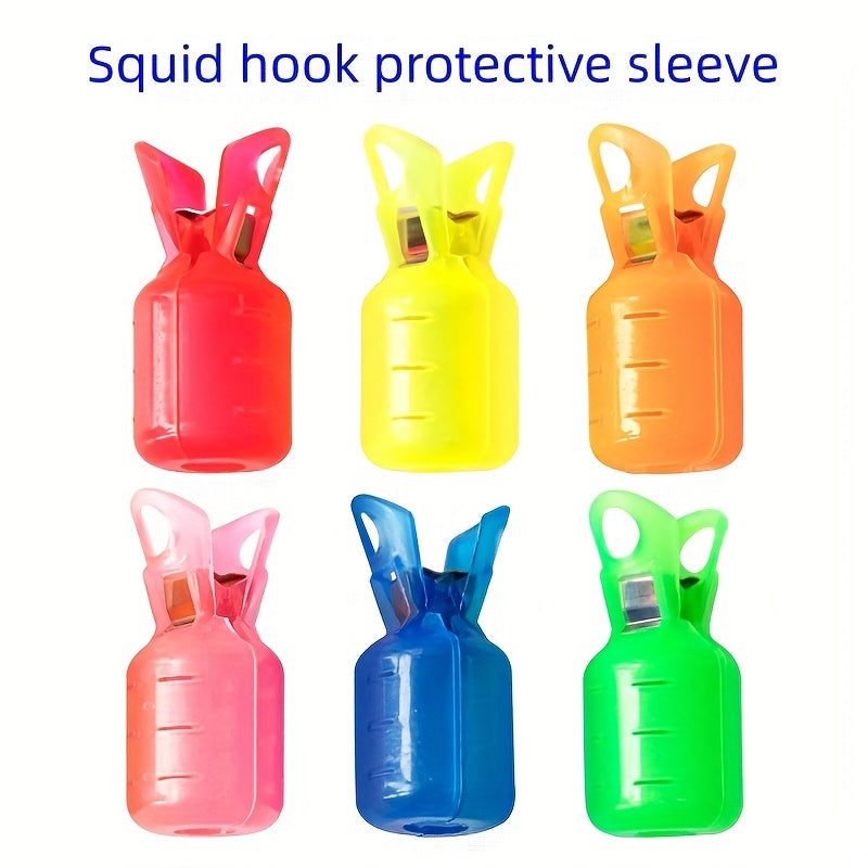 5pcs Squid Hook Protective Cover Sea Fishing Accessories
