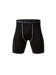 Men's Quick Drying Compression Boxer Shorts for Sports