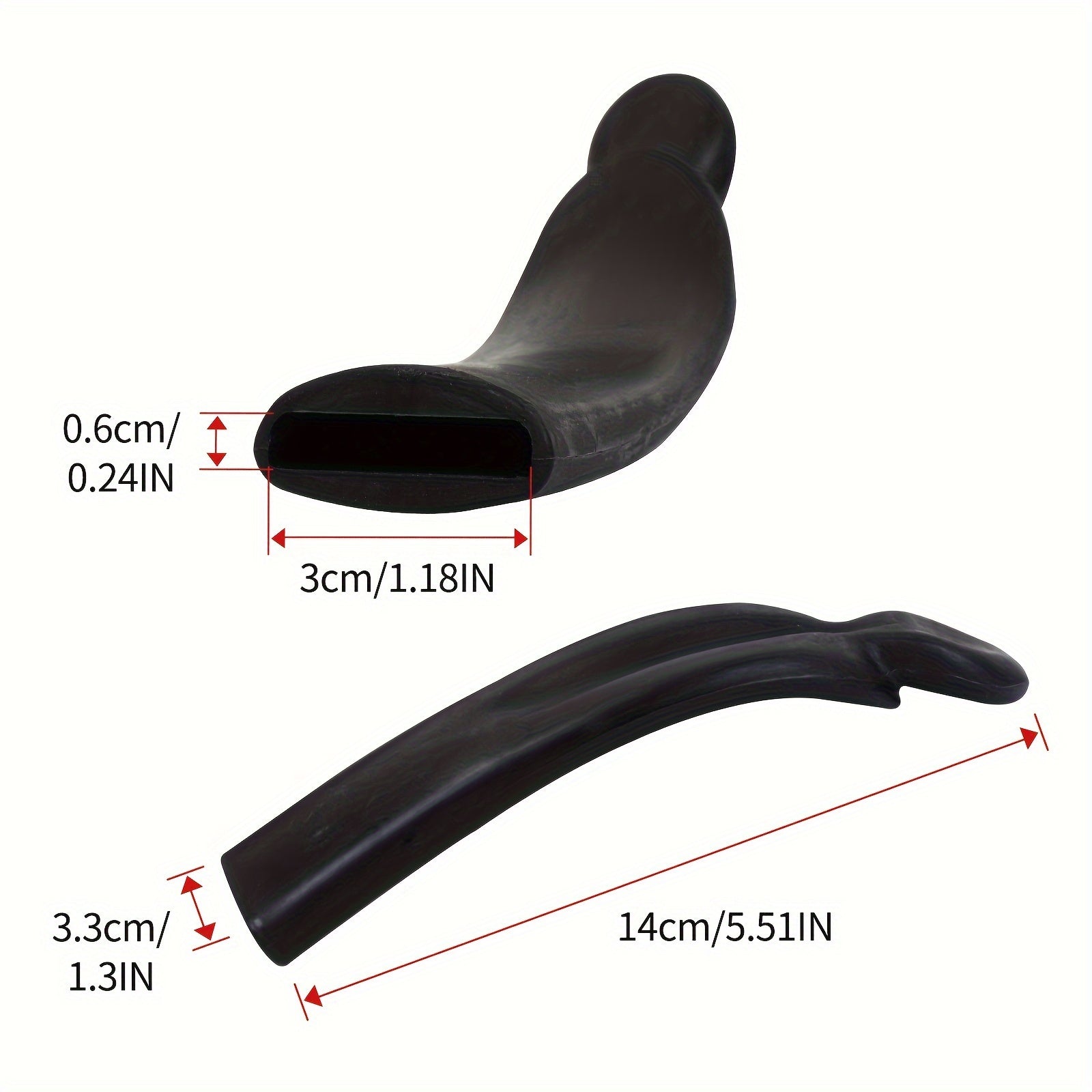 2pcs PVC Recurve Bow Limb Tip Guard Easy Installation