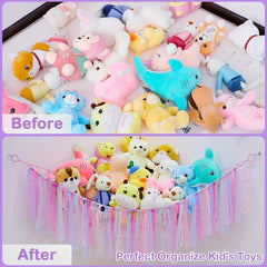 1pc Stuffed Animal Hammock Storage Organizer Hanging Toy