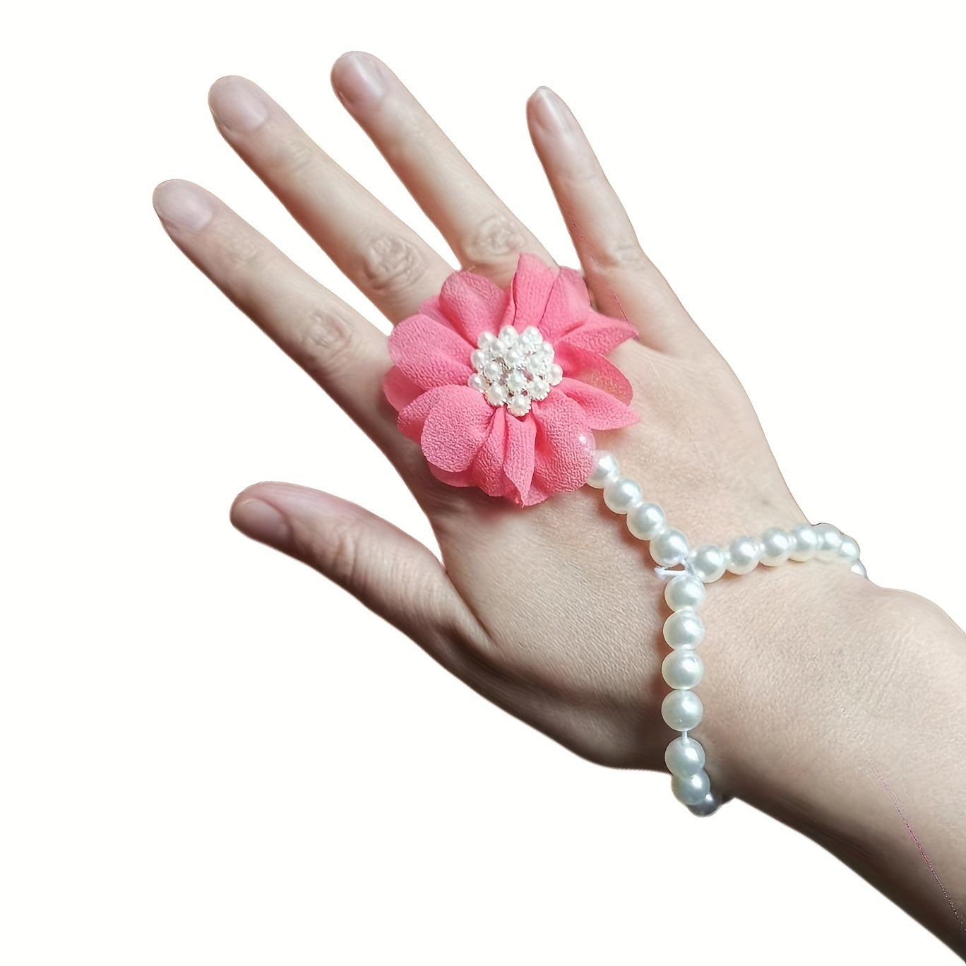 Pearl Barefoot Sandals for Baby Girls