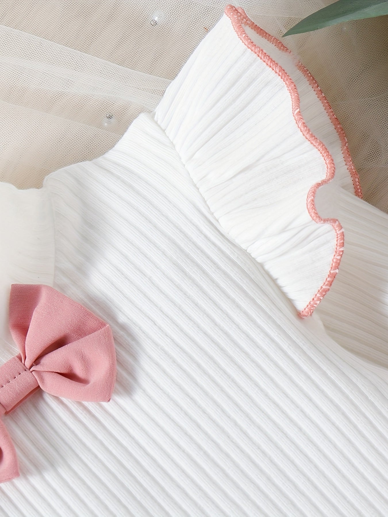 Baby Toddler High Neck Knit Top Pleated Skirt Set