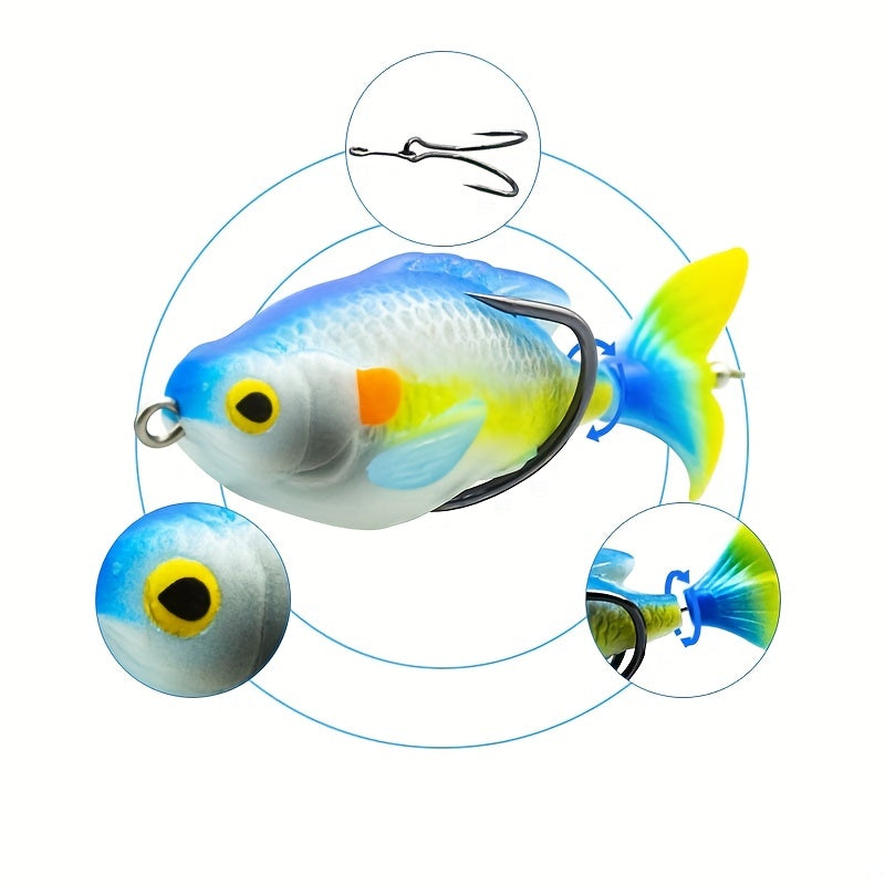 5pcs Topwater Fishing Lures Kit for Bass Fishing