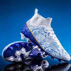Boy's High Top Non Slip Football Cleats with Spikes