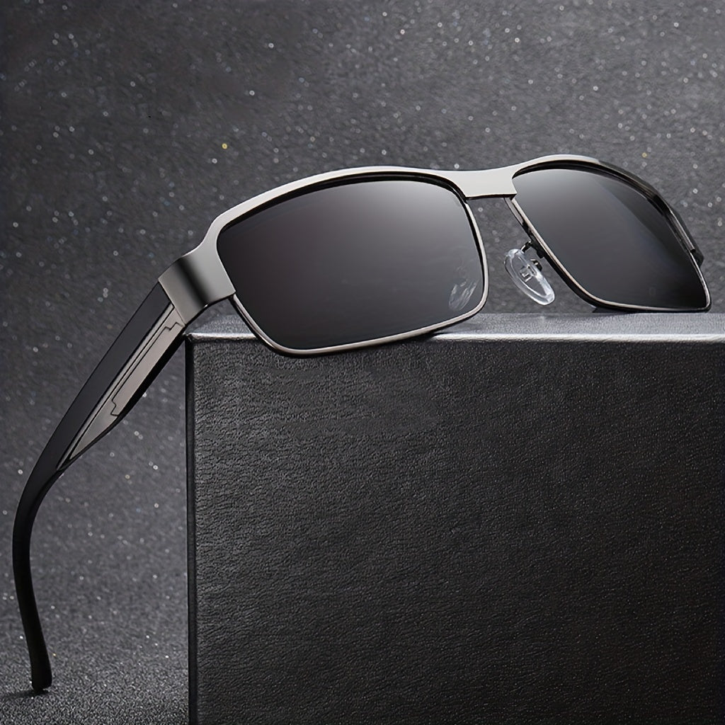 Men's Polarized Cycling Sunglasses UV400 Aviator with Case