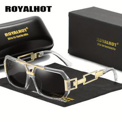 RoyalHot Square Frame Outdoor Sunglasses for Fishing