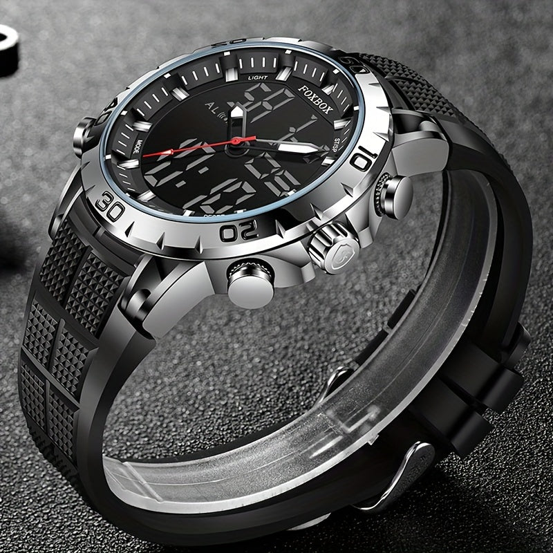 Women's Sports Dual Display Quartz Watch Waterproof Digital Electronic