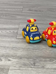 Kids Inertial Pull Back Car Press Small Car Baby Fall-resistant Toy Car