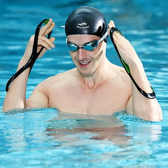 Silicone Swimming Cap Waterproof Adult Kids Durable Ear Protection