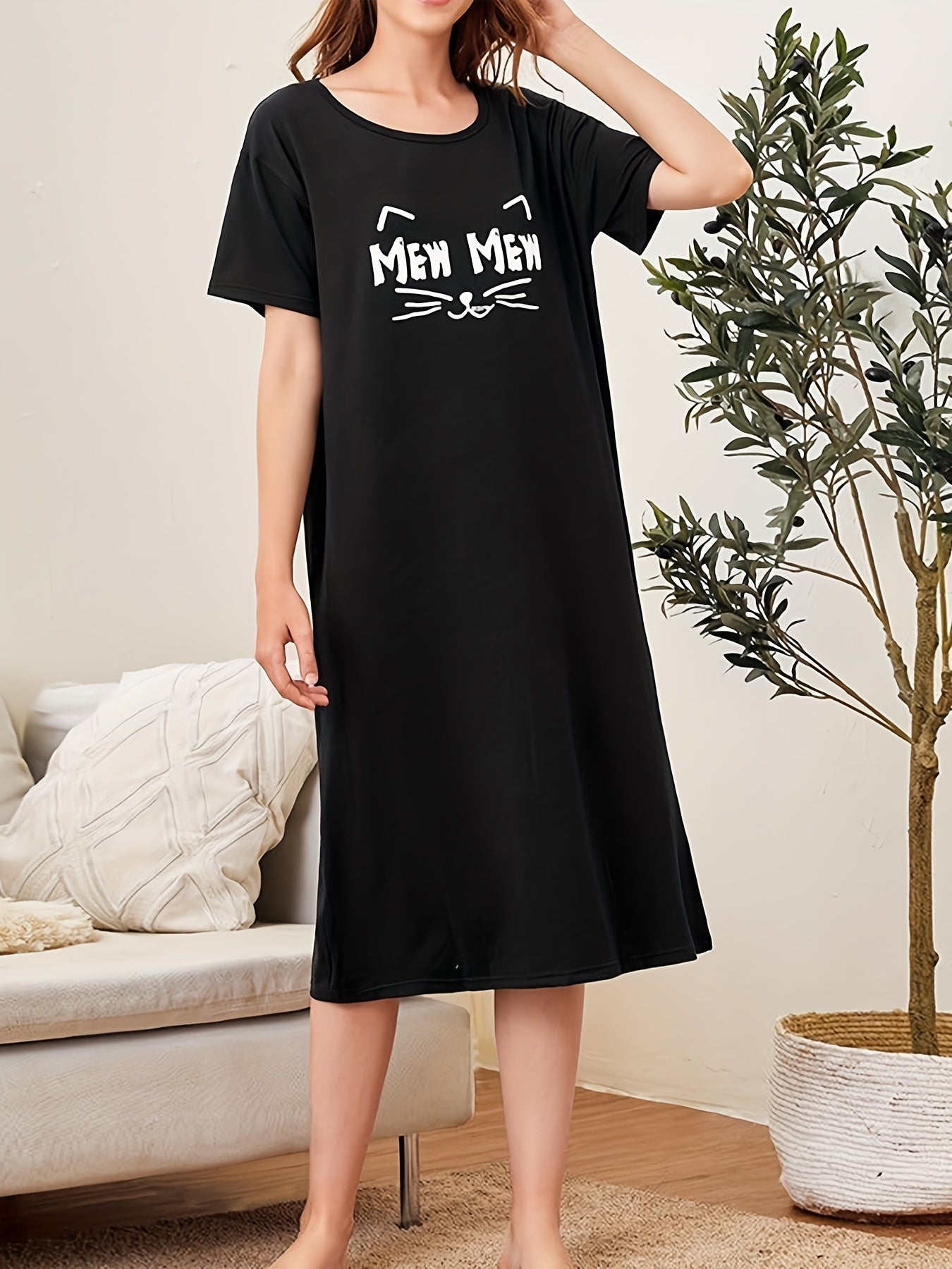 Women's Lounge Dress & Comfy Home Dress