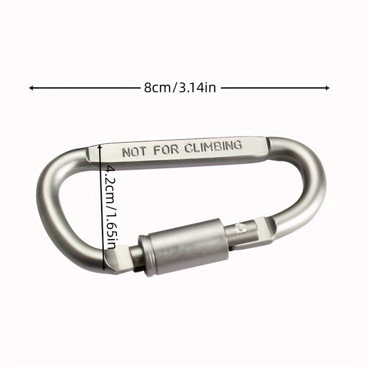 Backpack Carabiner Keychain D-ring Snap Clip x10 Outdoor Camping Hiking Tools