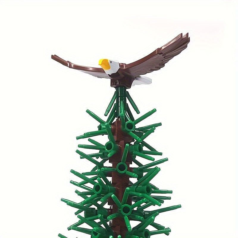 2pcs Bald Eagle Animals Birds Building Blocks Accessories Fun MOC Scene Gift